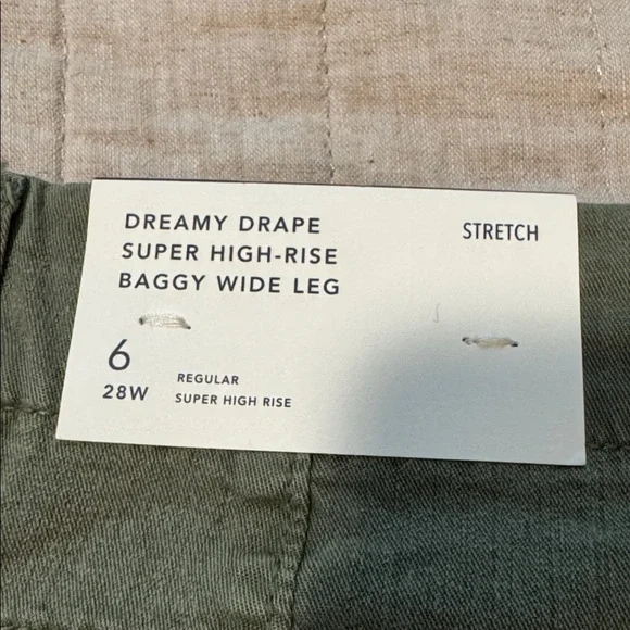 American Eagle Outfitters Olive Wide Leg Pants - Picture 6 of 7